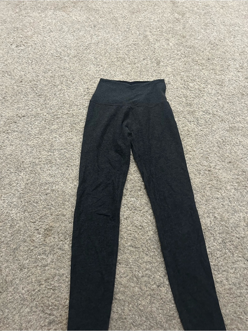 Beyond Yoga Dark Grey High-Rise Women’s Leggings